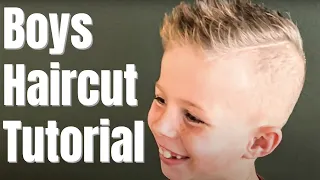 Easiest Step By Step Boys Haircut Tutorial