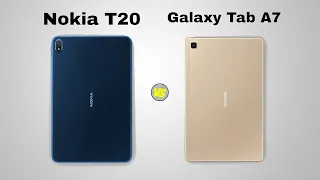 Nokia T20  Vs Samsung Tab A7