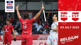 FIH Hockey Pro League 2022-23: Belgium vs Spain (Men, Game 2) - Highlights