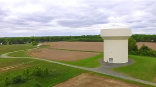 Phantom 3 Drone baseball field and water tower