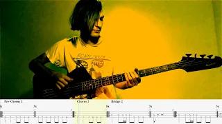 Punk Rocker — Fecal Matter — Bass cover with tabs (4k)