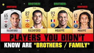 FOOTBALLERS You Didn't Know Are BROTHERS/FAMILY! 😱👪 ft. Rashford, Mbappe, Benzema...