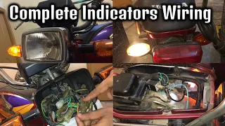 Honda CD 70 Indicators Wiring / How To Repair Bike Indicators In Urdu |Study Of Bikes|