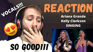 ITALIAN REACTS to Ariana Grande and Kelly Clarkson | The Tonight Show with Jimmy Fallon / Ludo&Cri