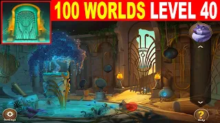 100 Worlds LEVEL 40 Walkthrough - Escape Room Game 100 Worlds Guide