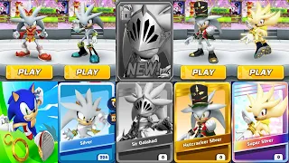 Sonic Forces vs Sonic Dash - All Silver Characters | Sir Galahad New Character Coming Soon Update