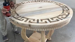 Amazing Woodworking Skills - Step By Step Design And Build A Table That Will Satisfy You