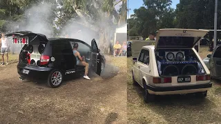 CORTES, AUDIO EXTREMO, AL PISO, FIERROS - Vlog TQT Car Show