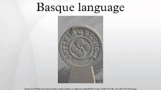 Basque language