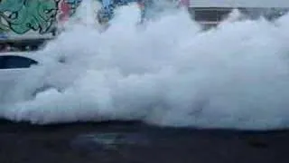 CRAZY AMG BURNOUT X2