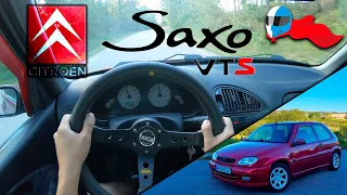 2000 Citroën Saxo VTS 90 (65kW) POV 4K [Test Drive Hero] #77 ACCELERATION, ELASTICITY & DYNAMIC