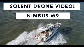 Check out this Stunning Nimbus W9 Drone video, Boat leaving Lymington and having fun in The Solent