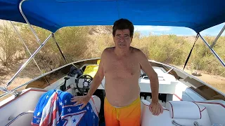 Lake Mohave   2021 - Sleekcraft Enforcer '88 - Steve & Laurie