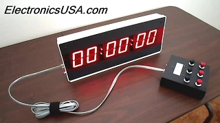 CK-330 Countdown Then Count Up Industrial Timer
