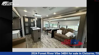 Wonderful 2024 Forest River Vibe Travel Trailer RV For Sale in Cleburne, TX | RVUSA.com