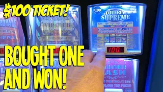 I BOUGHT ONE AND WON! $200 Texas Lottery Scratch Offs