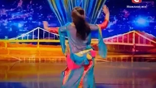 preteen Little girl performed Reggada Moroccan dance and rocked the Stage