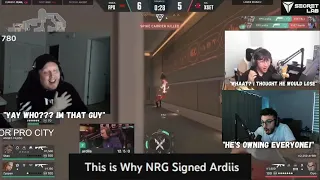 NRG Ardiis React to ''This is WHY NRG Signed Ardiis''