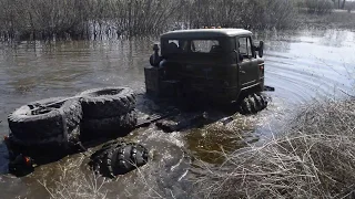 ГАЗ 66 Дизель.  В Брод.