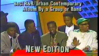 New Edition 1988 album "Heart Break" wins Album of the Year (1989)