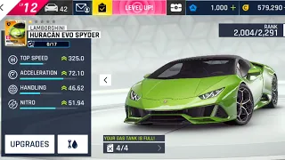 Asphalt 9: Legends - Unlocking Lamborghini Huracán EVO Spyder