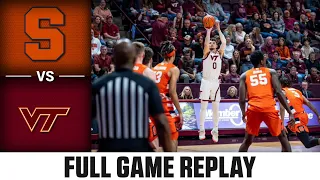 Syracuse vs. Virginia Tech Full Game Replay | 2022-23 ACC Men’s Basketball