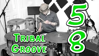 5/8 Tribal Tom Drum Groove