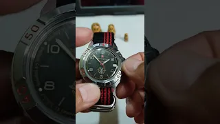 Dando cuerda a un Vostok Komandirskie