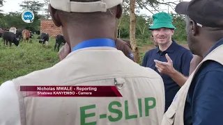 IFAD Country Director Philipp Baumgartner's visit to Zambia steered him to some E-SLIP beneficiaries