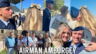 Tapping out our Airman! BMT Air Force Graduation 2022 | Lackland AFB, TX