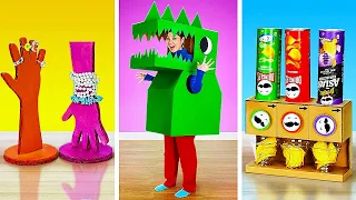 RECYCLE & PLAY | Fun and Easy DIY Cardboard Crafts for Smart Parents! Art Hacks by 123GO! SCHOOL