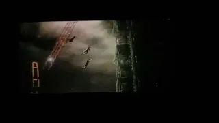 All Three Spiderman swinging|| Spiderman No Way Home|| crazy theatre reaction ||