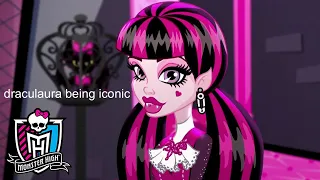 draculaura being the best character in monster high for 3 minutes straight