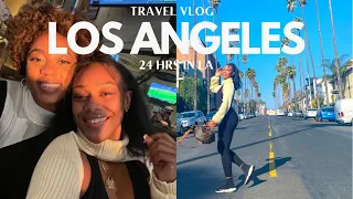 Los Angeles Travel Vlog | K-Town, Venice Beach & Hollywood in 24hrs | Vlogmas Day 10 | A Day in LA