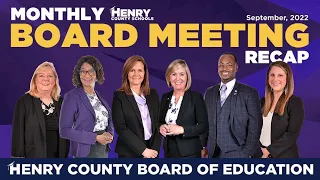 HCS Board of Education Meeting Recap - September 2022