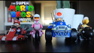 The Super Mario Bros Movie Pull Back Racers (Jakks Pacific Figures) - Mario Kart