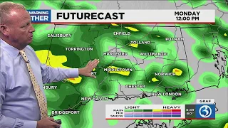 FORECAST: The umbrella will be needed today and tomorrow morning