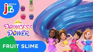 DIY Sparkly Slime with Princess Power! ✨ Netflix Jr