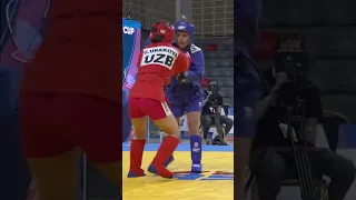 URAKOVA Gulsevar (UZB) vs PETROSYAN Irena (ARM) at the World #Sambo Cup 2024 in Yerevan, Armenia