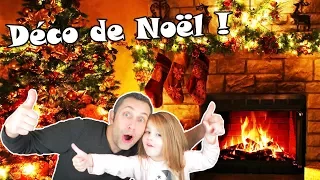 Room Tour et décoration du Salon de la maison pour le réveillon de Noel 2017 ! Christmas deco !