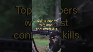 Top 3 Snipers with most confirmed kills