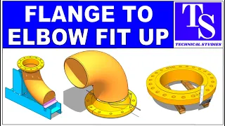 FLANGE TO ELBOW FIT UP DIFFERENT METHODS. TUTORIAL Pipe fit up tutorials