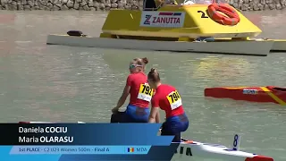C2 U23 Women 500m Final A / 2023 ICF Canoe-Kayak Sprint World Championships Auronzo Italy