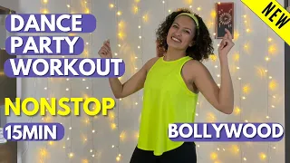 15 minute 2022 DANCE PARTY Bollywood WORKOUT | Cardio and ABS | No Equipment