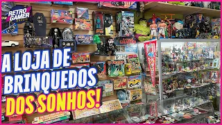 A loja de BRINQUEDOS ANTIGOS dos SONHOS!