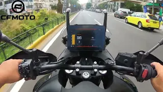 Short Ride with the new Cf Moto MT800 Explore