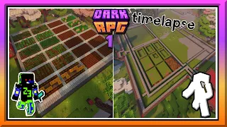 #timelapse #Zeitraffer Felder Umbau und Vergrößerung | Timelapse Minecraft DarkRPG #1