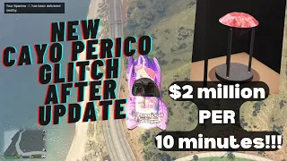 Cayo Perico New Glitch Working After The NEW UPDATE! $2 MIL in just 10 minutes NON-STOP | GTA V