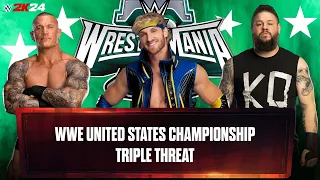 WrestleMania 40 Prediction | Randy Orton vs Logan Paul vs Kevin Owens | US Championship | WWE 2K24