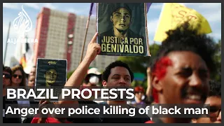 Brazil protests: Anger over police killing of black man